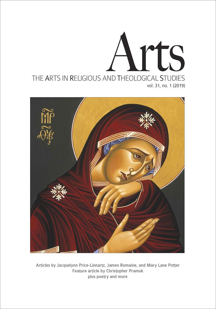 Cover image for a volume of ARTS: THE ARTS IN RELIGIOUS AND THEOLOGICAL STUDIES. Shows a Marian icon.